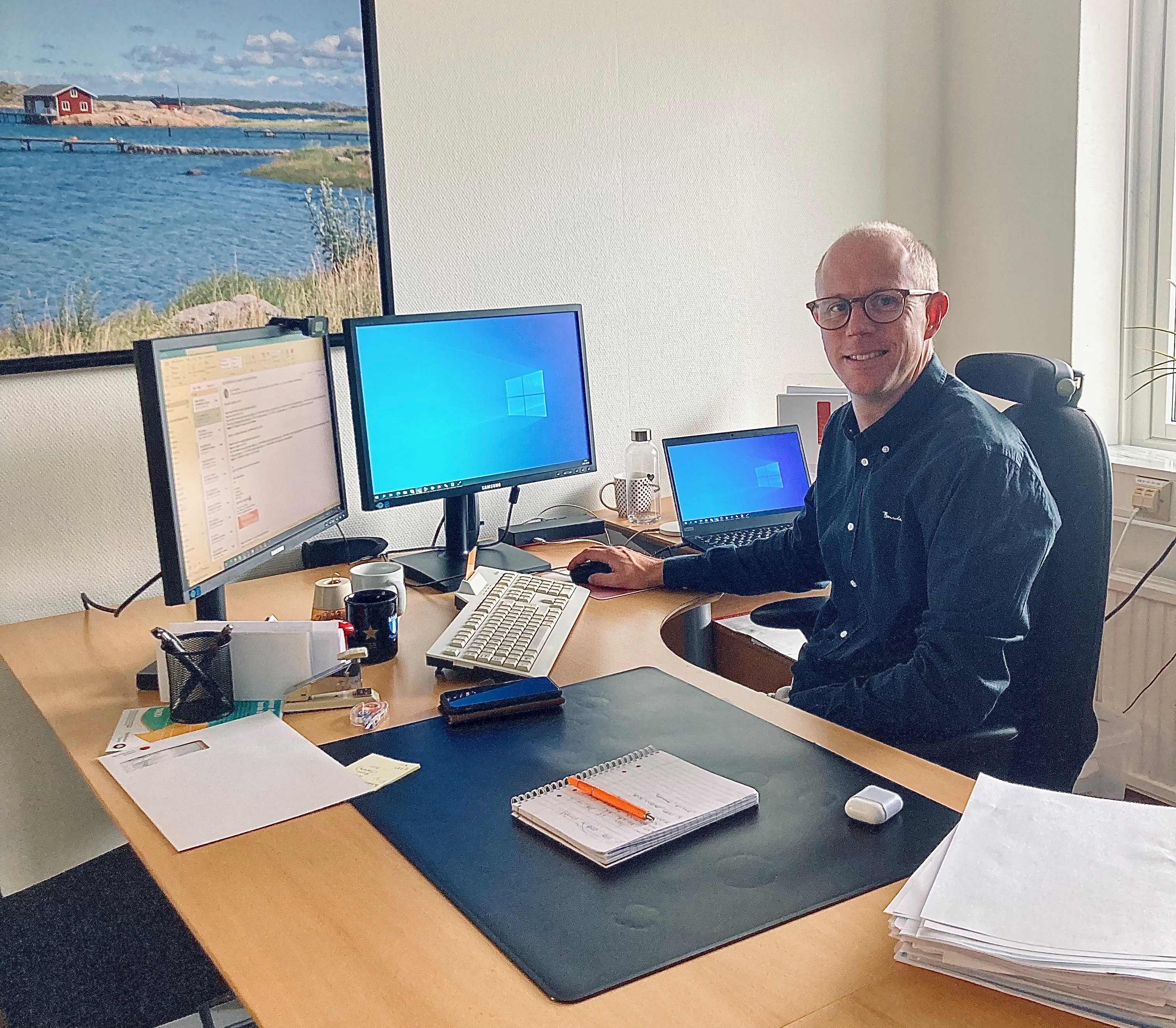 Mårten Oxenholt, företagsrådgivare på Sparbanken Tanum